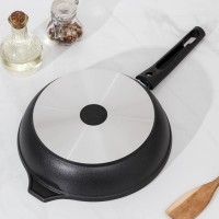 Сковорода «Традиция», d=26 см, съёмная ручка, антипригарное покрытие, цвет чёрный