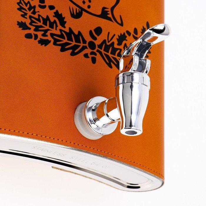 Фляжка "Лучший рыбак" 1.8 л, с краном