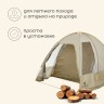 Палатка туристическая 4-местная maclay Volga Cool 4, 310×250×180 см, кемпинговая, двухслойная, с тамбуром, бежевая