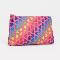 Косметичка на молнии , цвет чёрный/разноцветный