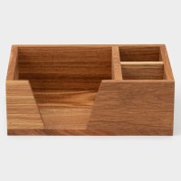 Подставка - салфетница деревянная Adelica, 21.5×15×7.5 см, дуб