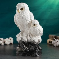 Копилка "Совы полярные" 20х18х33см
