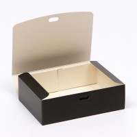 Коробка подарочная складная, упаковка «Чёрная», 16,5 х 12,5 х 5 см