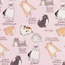 Бумага упаковочная глянцевая «Коты», 70×100 см