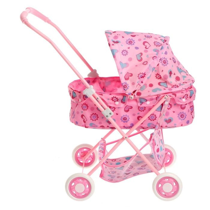 Коляска для кукол с корзиной, универсальная, металлический каркас