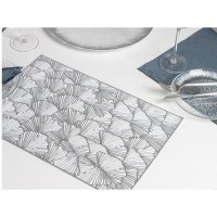 Набор салфеток сервировочных на стол Доляна «Веер», 4 шт, 30×45 см, цвет золотой