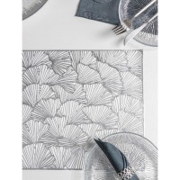 Набор салфеток сервировочных на стол Доляна «Веер», 4 шт, 30×45 см, цвет золотой