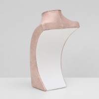 Бюст для украшений QF, 14.5×9×24.5, h=24.5 см, розовый