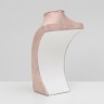Бюст для украшений QF, 14.5×9×24.5, h=24.5 см, розовый
