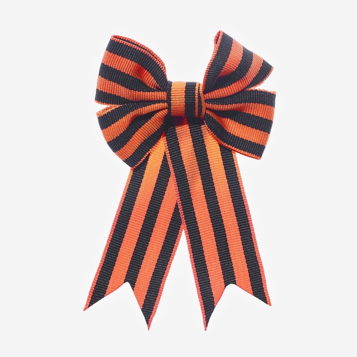 Георгиевская лента "Бант" с триколором