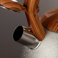 Чайник со свистком Magistro Stone, 2,7 л, ручка soft-touch, индукция, цвет бежевый