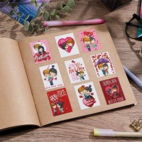 Наклейки бумажные «Любовь это» , 11 × 15,5 см