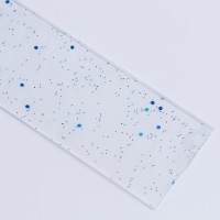 Надувающаяся клейкая лента с блестками, цвет голубой, 3 м