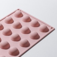 Форма для выпечки Доляна «Полусфера», 28,3×16,5 см, 24 ячейки (d=2,8 см), цвет МИКС