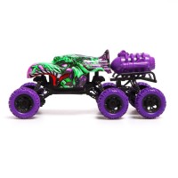 Джип радиоуправляемый MONSTER, 1:16, эффект дыма, световые эффекты, работает от аккумулятора, цвет оранжевый