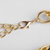 Колье "Цепь" стандарт, цвет серебро , длина 45см