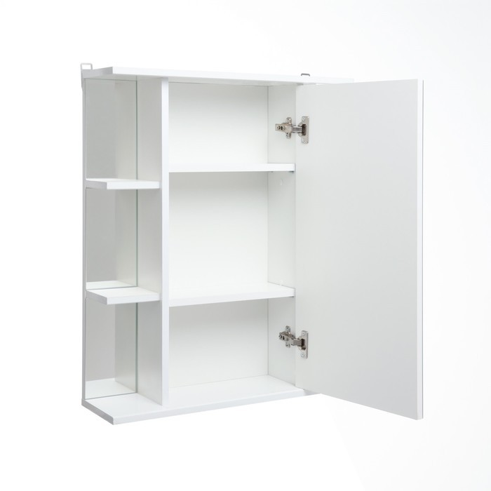 Зеркало – шкаф для ванной комнаты «Герда 50», правый, 500×732×175 мм, цвет белый