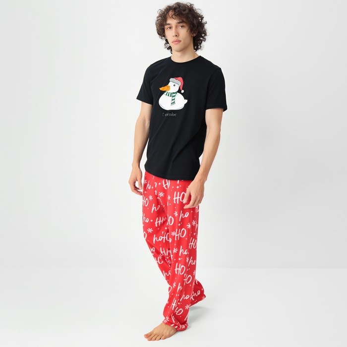 Пижама мужская KAFTAN «С га-га годом», размер 56