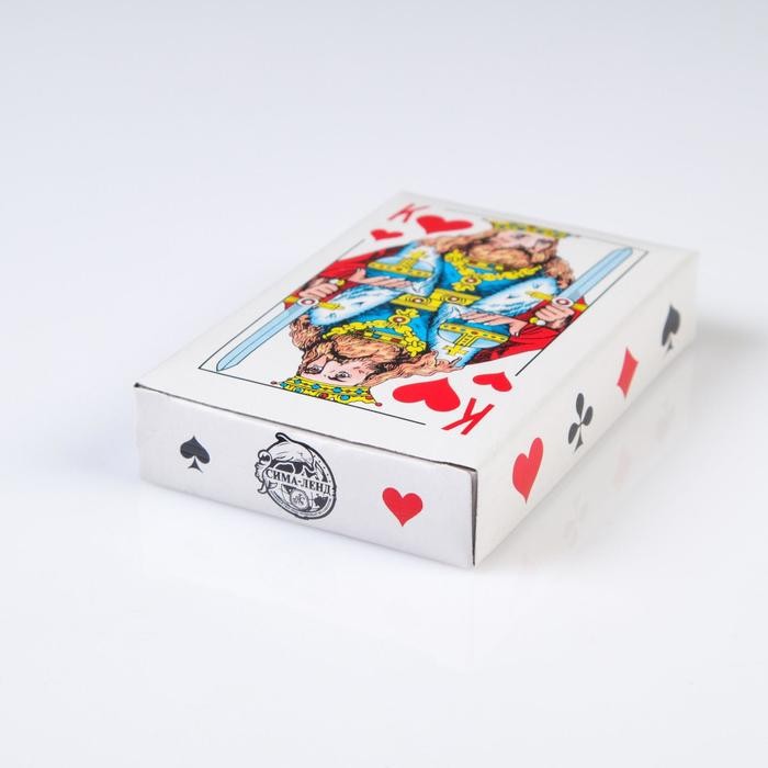 Карты игральные "Король", 54 шт, карта 8.7 х 5.7 см