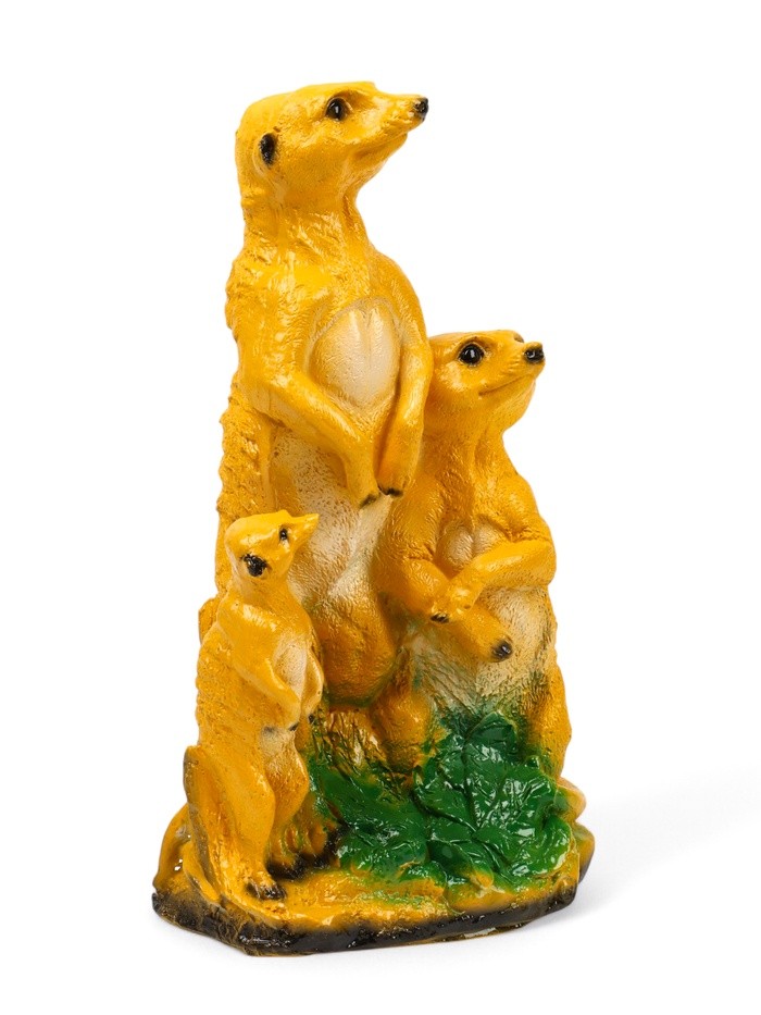 Садовая фигура из гипса «Суррикаты», 36.5×14×22 см