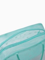 Косметичка-сумка на молнии для бассейна, с ручками, с принтом «ы», зелёная