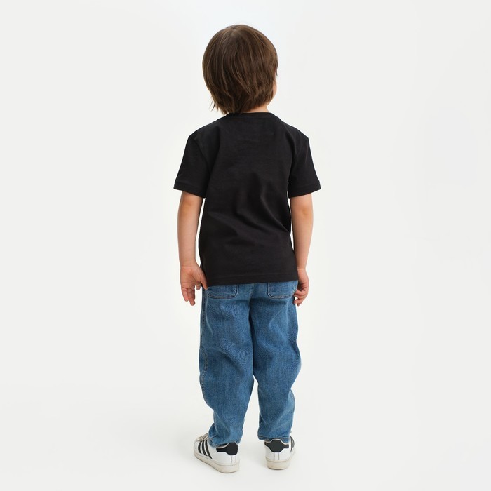Футболка детская KAFTAN "Daddy's boy" р.34 (122-128), черный
