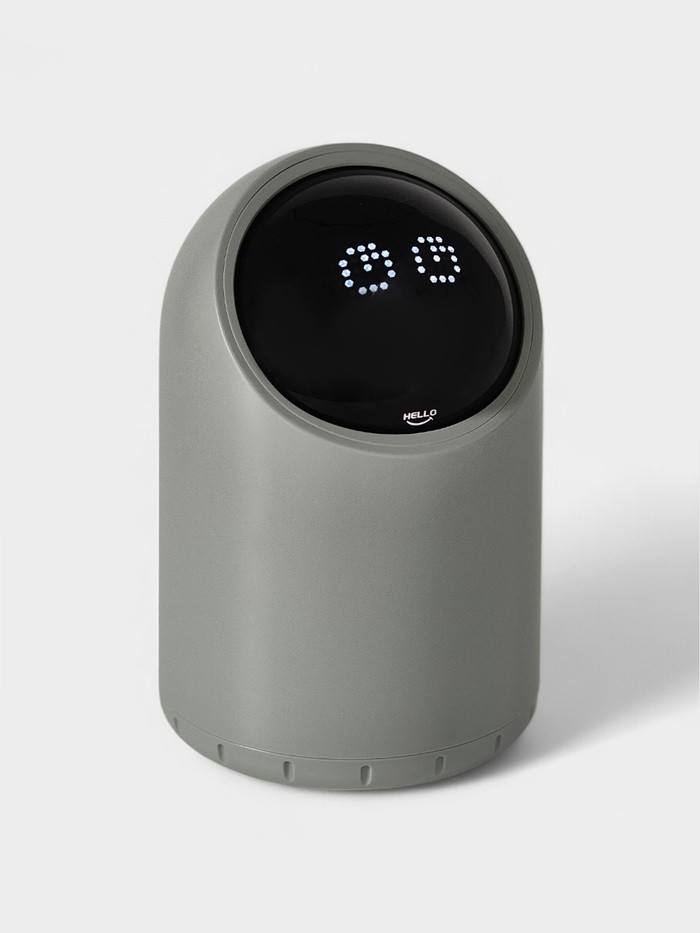 Ведро для мусора сенсорное настольное SAVANNA, 2 л, серое