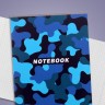 Тетрадь 48 листов в клетку, Calligrata «Цветной камуфляж», МИКС