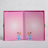 Блокнот детский на замочке "Поверь в мечту, принцесса!", Принцессы, 50 листов, А5