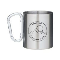 Кружка туристическая с карабином «Горы зовут - я должен идти», 300 мл