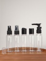 Набор для хранения, в чехле, 9 предметов, прозрачный, чёрный