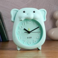 Часы - будильник «Слонёнок», с подвесом, дискретный ход, 14.5×5×16.5 см, d-10.5 см, АА