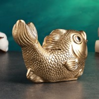 Копилка "Рыбка" золотая, 20х12х15см