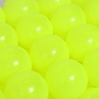 Набор шаров для бассейна 500 штук, цвет жёлтый, флуоресцентные