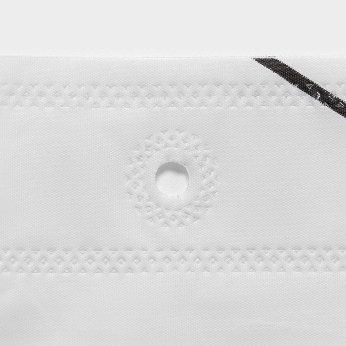 Штора для ванной SAVANNA Secret, 180×180 см, EVA, белая