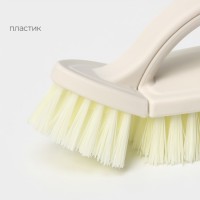 Щётка утюжок для уборки двойная Raccoon Breeze, 2 шт., 18.5×5.8×8.5 см, ворс 2.7 см, молочная