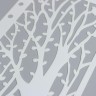 Трафарет пластик "Дерево с птичками" 17х9,8 см