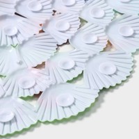 Коврик противоскользящий в ванну на присосках Доляна «Звери Африки», 36×67 см