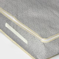 Кофр для хранения вещей Доляна «Европа», 80×45×15 см, серый