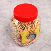 Спички ЛЮКС наполнением 1100шт. ПЭТ-банка