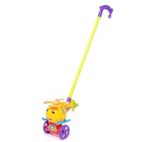 Каталка на палке «Вертолёт», цвета МИКС