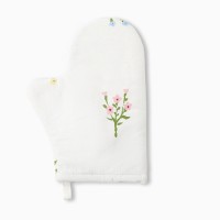 Варежка-прихватка Этель "Цветочек" 20х27см, саржа 190 г/м2, 100% хл