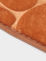 Коврики для ванной и туалета Доляна «Камни», 2 шт., 40×50, 50×80 см, бежевые