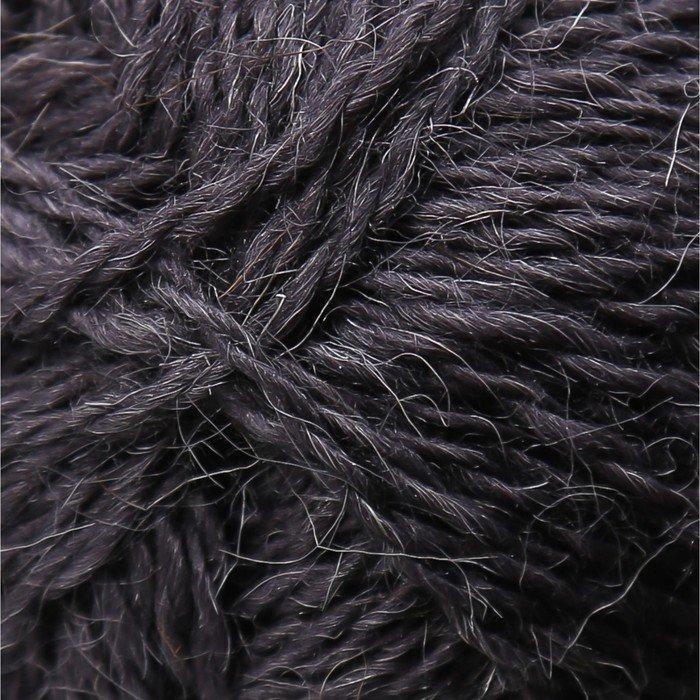 Пряжа "Деревенская" 100% шерсть 250м/100гр (516-персидская сирень)