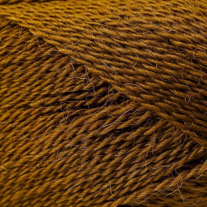 Пряжа "Деревенская" 100% шерсть 250м/100гр (516-персидская сирень)