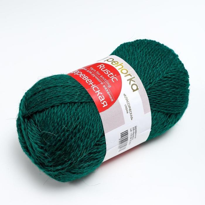 Пряжа "Деревенская" 100% шерсть 250м/100гр (516-персидская сирень)