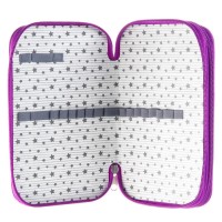 Пенал 2 секции,12.5×20.5×4 см, ламинированный картон, «Холодное сердце»