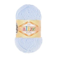 Пряжа "Softy" 100% микрополиэстер 115м/50гр (183 св. голубой)