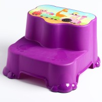Табурет детский, подставка - ступенька, цвет МИКС (зелёный, голубой, жёлтый)