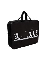 Папка с ручками текстильная А4, 360×245×70 мм, Calligrata Top «Пиксельный бой»